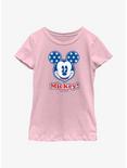 Disney Mickey Mouse USA Youth Girls T-Shirt, PINK, hi-res