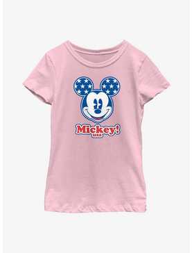 Disney Mickey Mouse USA Youth Girls T-Shirt, , hi-res