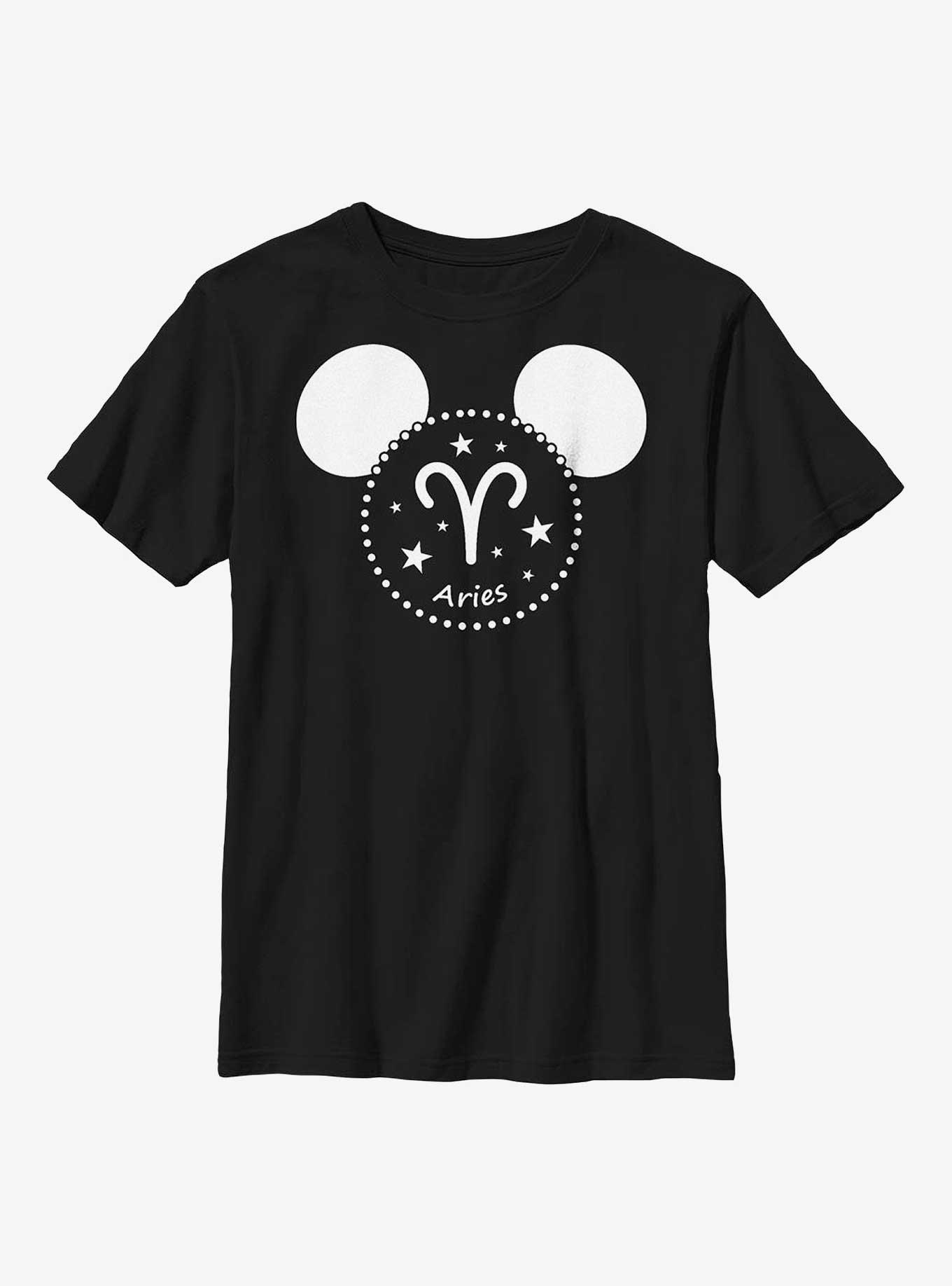 Disney Mickey Mouse Aries Ears Youth T-Shirt, BLACK, hi-res