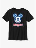 Disney Mickey Mouse USA Youth T-Shirt, BLACK, hi-res