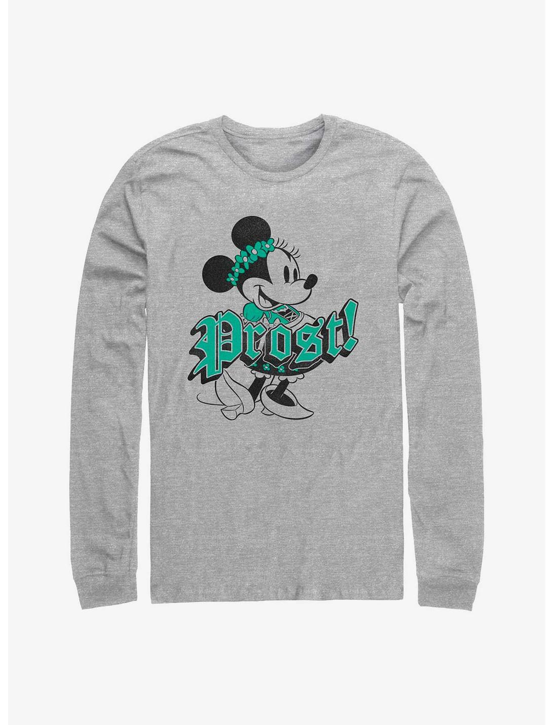 Disney Minnie Mouse Prost Long-Sleeve T-Shirt, ATH HTR, hi-res