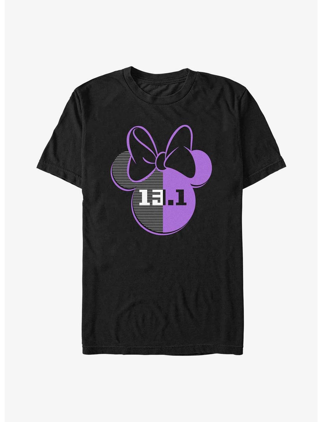 Disney Minnie Mouse Half Marathon Ears T-Shirt, BLACK, hi-res