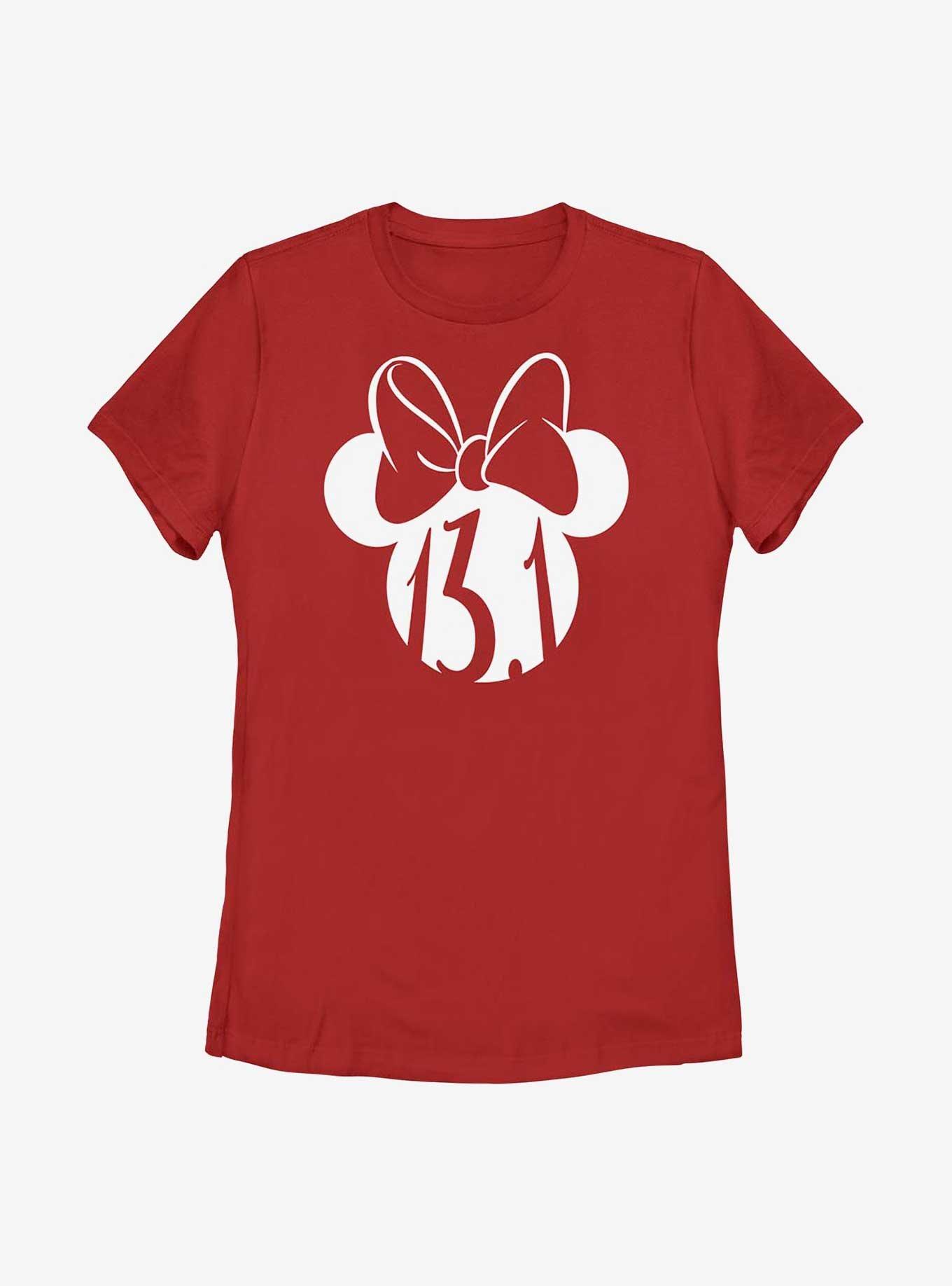 Disney Minnie Mouse Ears Half Marathon Womens T-Shirt, , hi-res