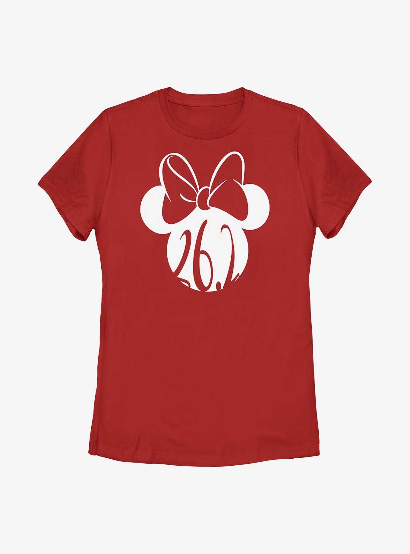 Disney Minnie Mouse Marathon Bow Womens T-Shirt, , hi-res