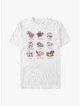 Disney Princesses Florals T-Shirt, WHITE, hi-res