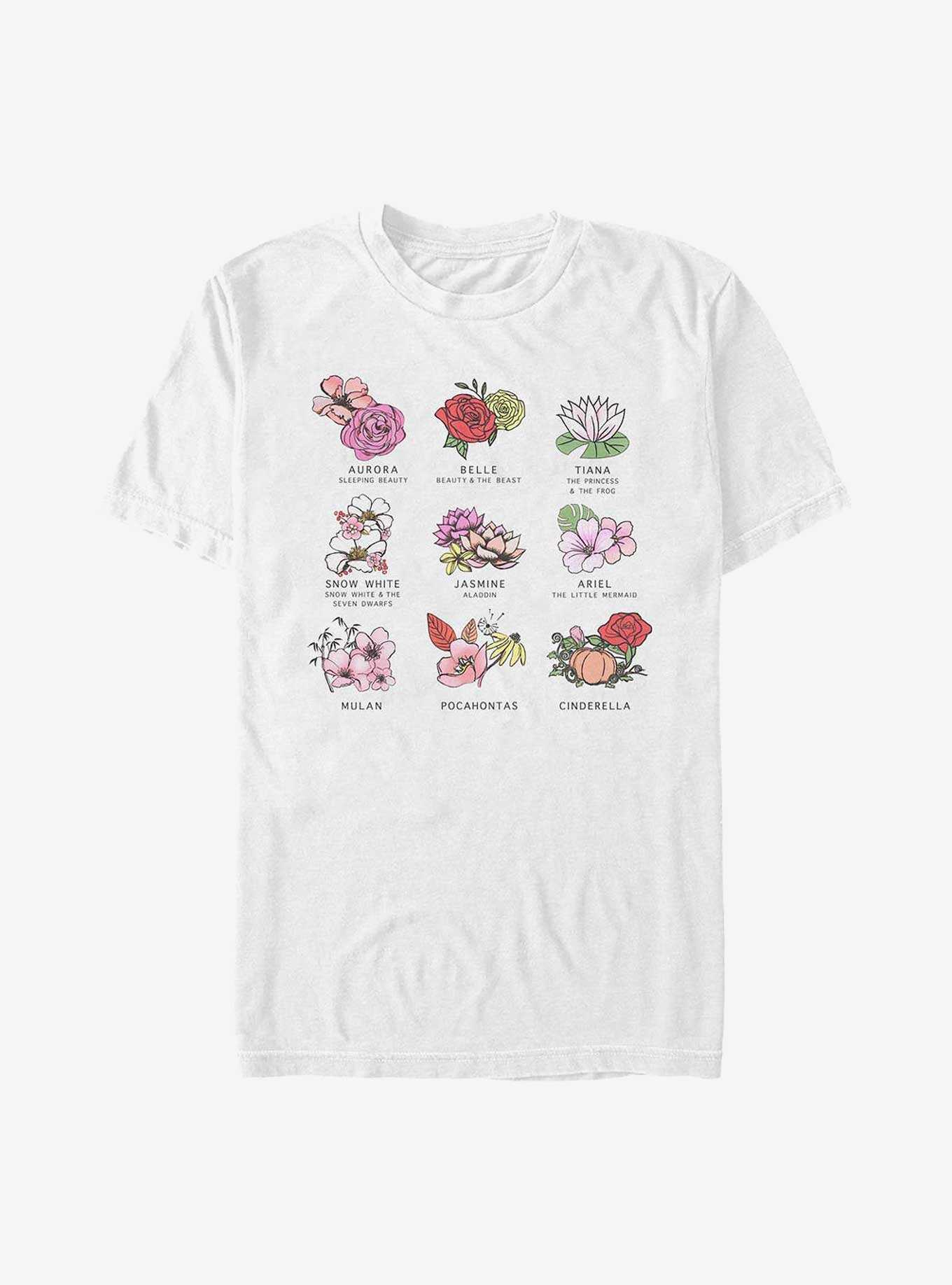 Disney Princesses Florals T-Shirt, , hi-res