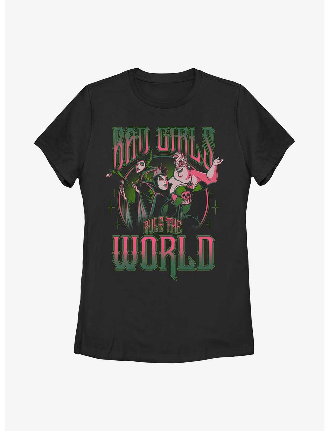 Disney Villains Bad Girls Rule Womens T-Shirt, BLACK, hi-res