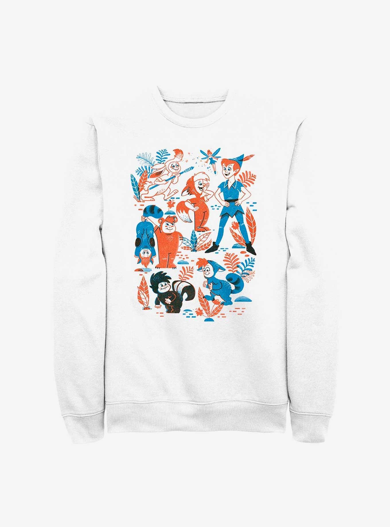 Disney Peter Pan And The Lost Boys Sweatshirt, WHITE, hi-res