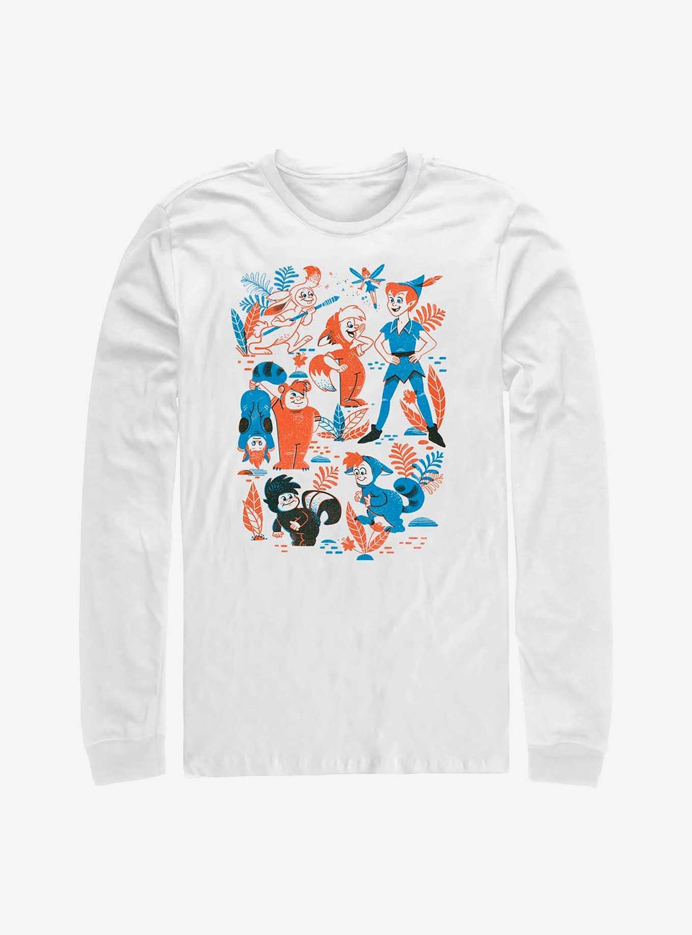 Disney Peter Pan And The Lost Boys Long-Sleeve T-Shirt, WHITE, hi-res