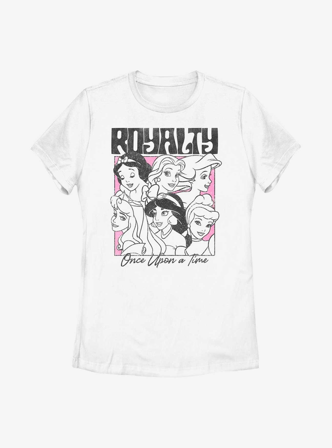 Disney Princesses Royalty Womens T-Shirt, WHITE, hi-res view 1