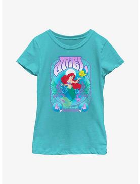 Disney The Little Mermaid Ariel Retro Youth Girls T-Shirt, , hi-res