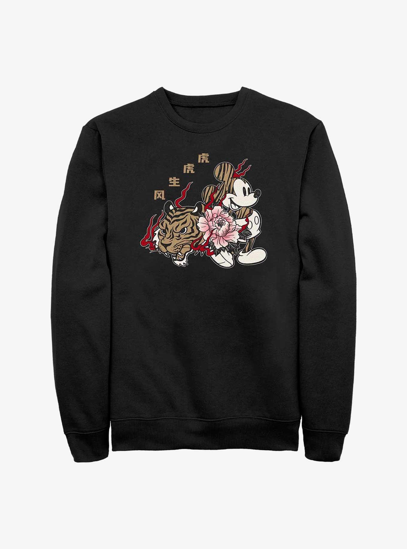 Disney Mickey Mouse Year Of The Tiger Mickey Sweatshirt, BLACK, hi-res