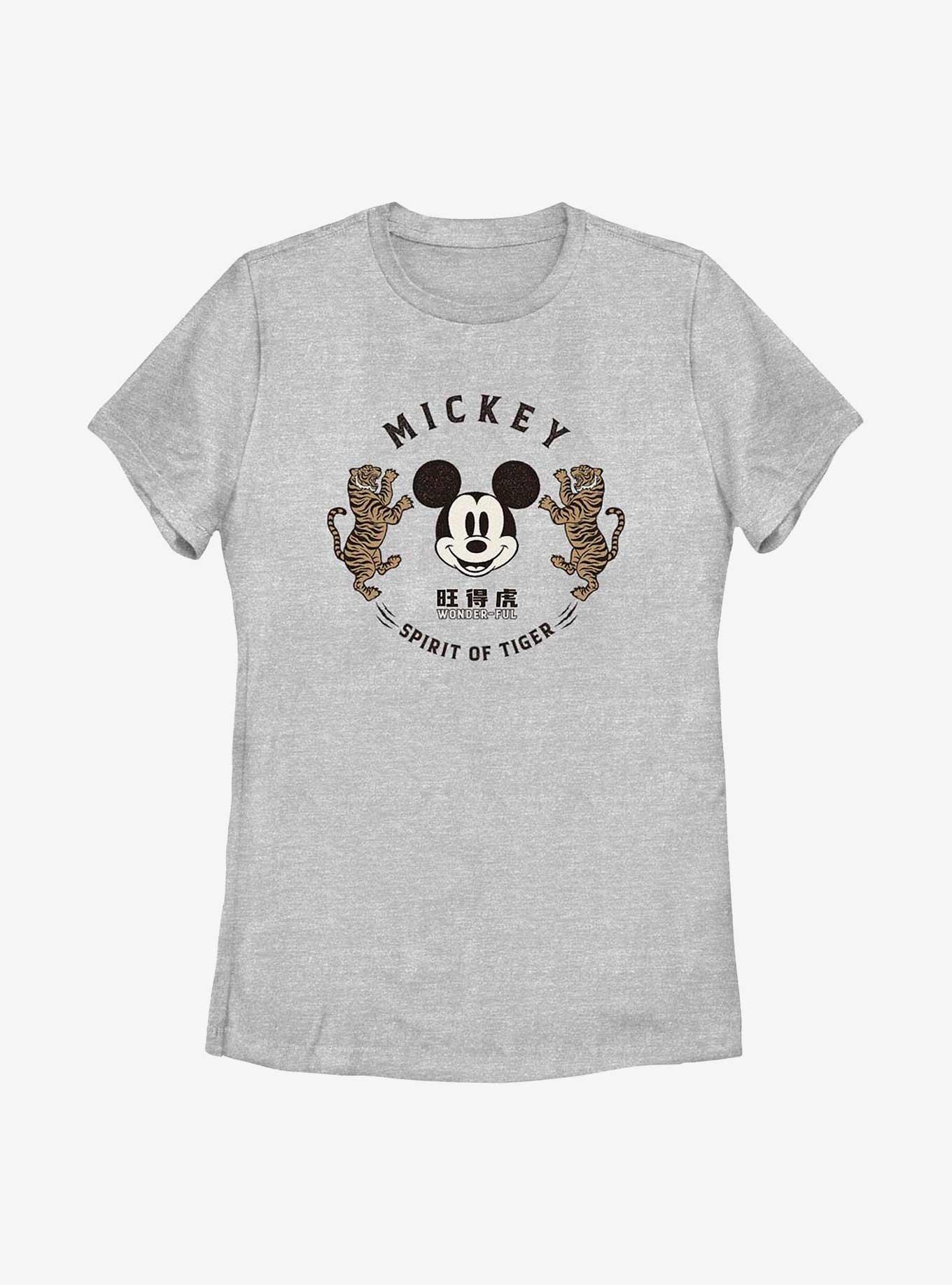 Disney Mickey Mouse Spirit Of Tiger Womens T-Shirt, ATH HTR, hi-res
