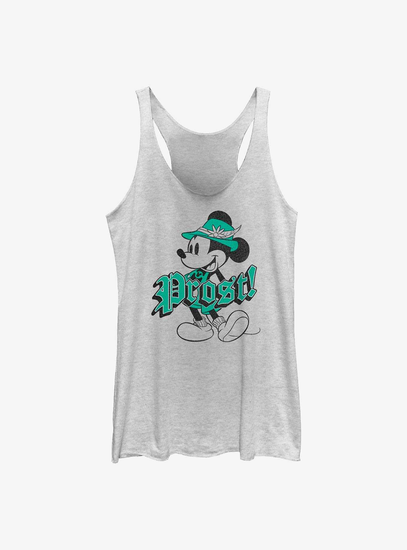 Disney Mickey Mouse Prost Womens Tank Top, WHITE HTR, hi-res