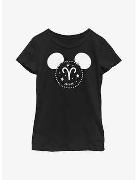 Disney Mickey Mouse Aries Ears Youth Girls T-Shirt, , hi-res