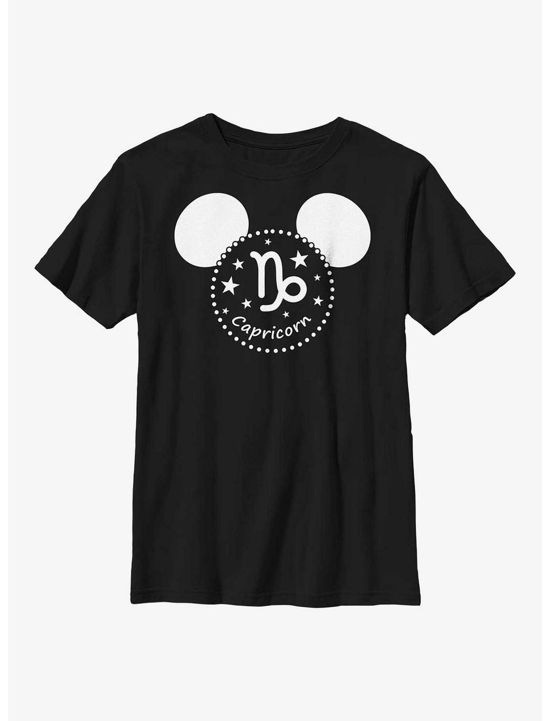 Disney Mickey Mouse Capricorn Ears Youth T-Shirt, BLACK, hi-res