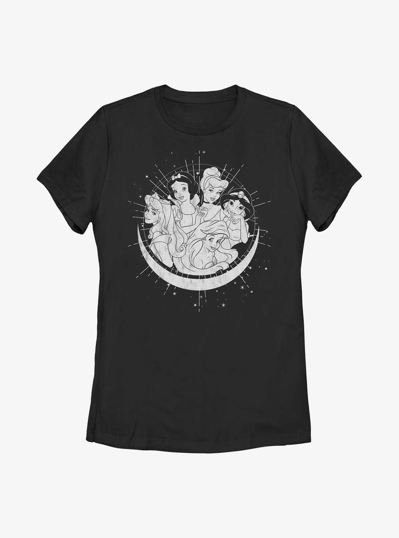 Disney Princesses Celestial Princesses Womens T-Shirt, BLACK, hi-res