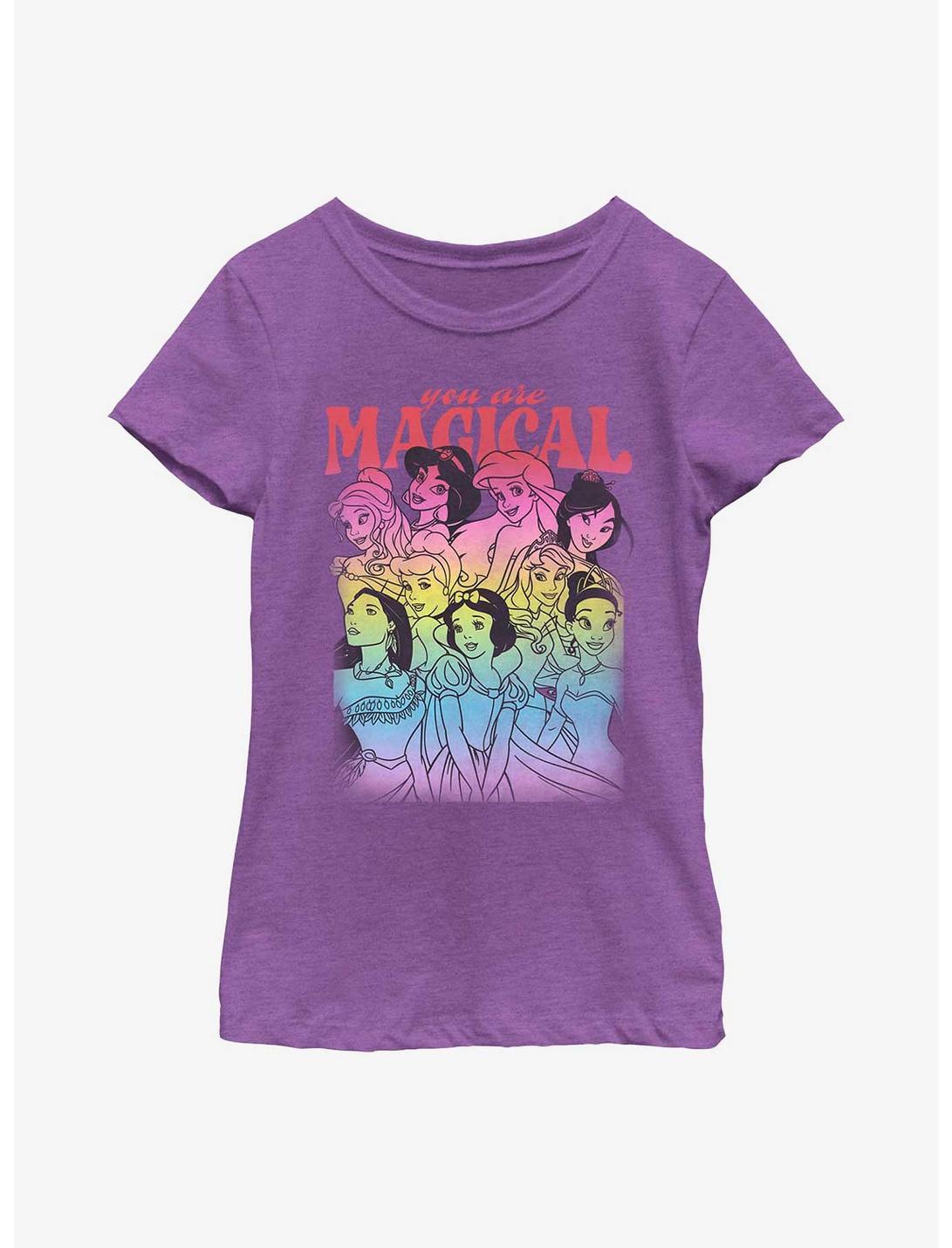 Disney Princesses You Are Magical Youth Girls T-Shirt, PURPLE BERRY, hi-res