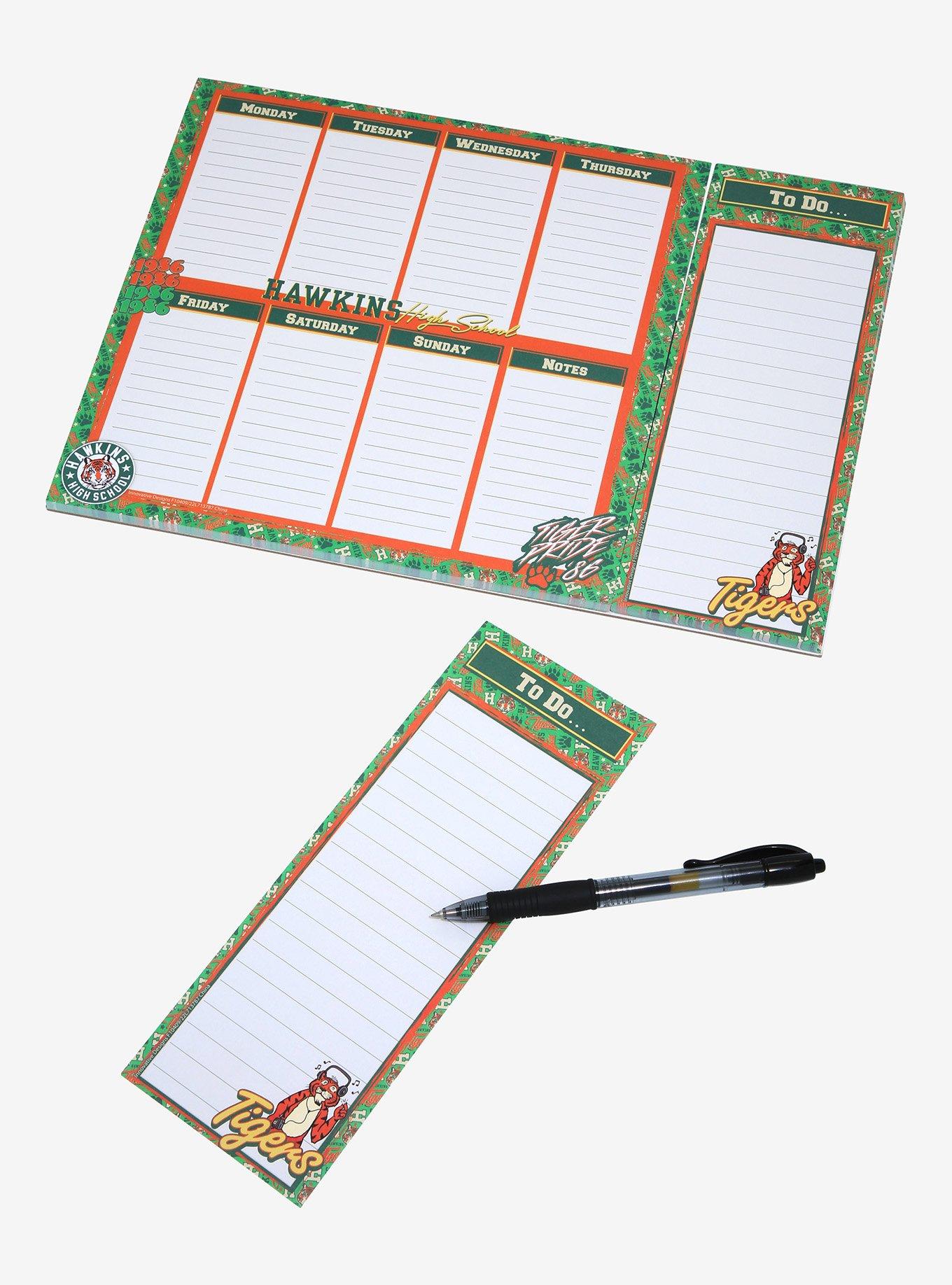 Stranger Things Hawkins High School Desk Planner, , hi-res