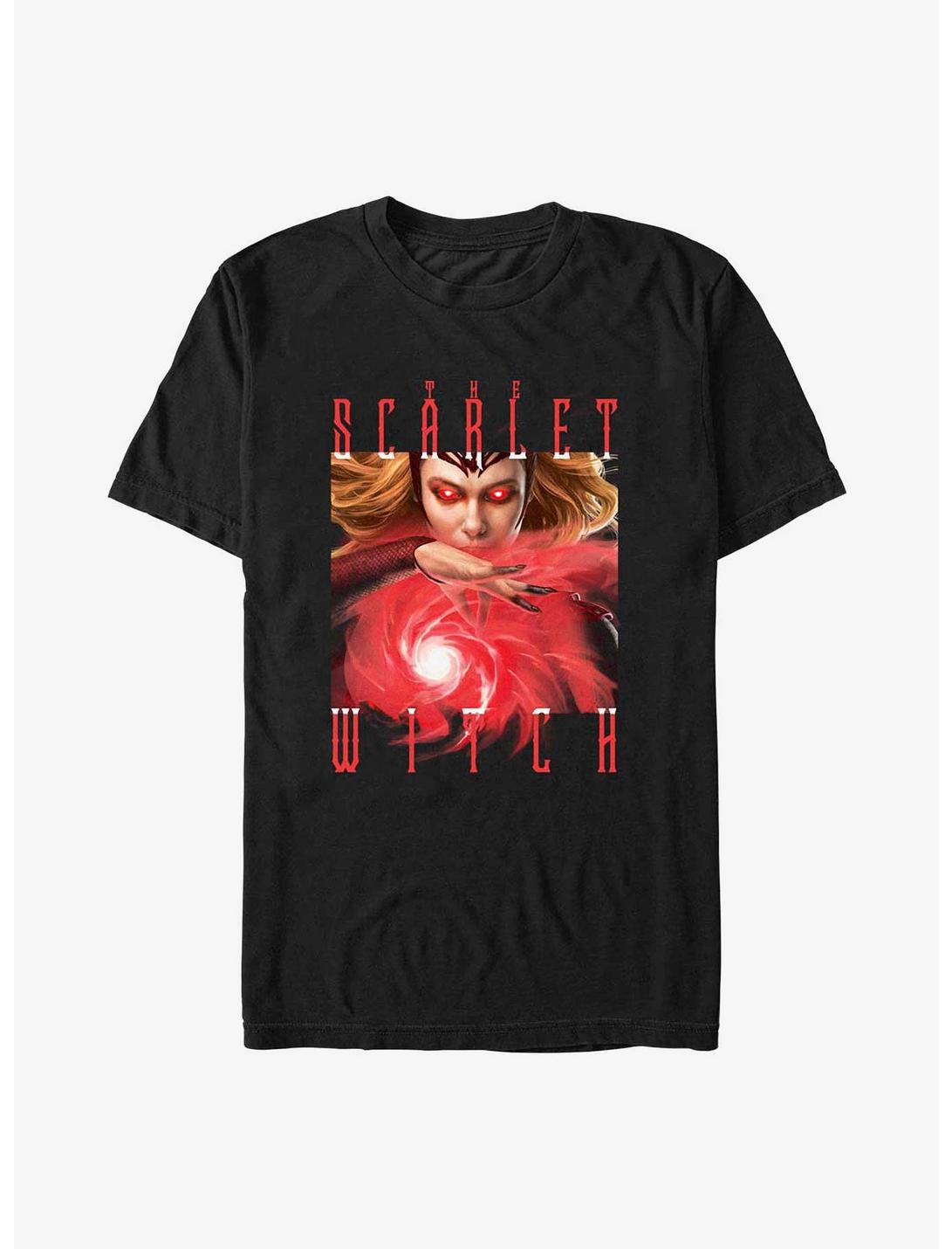 Marvel Doctor Strange In The Multiverse Of Madness The Scarlet Witch Book Of The Damned T-Shirt, BLACK, hi-res