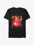 Marvel Doctor Strange In The Multiverse Of Madness The Scarlet Witch Book Of The Damned T-Shirt, BLACK, hi-res