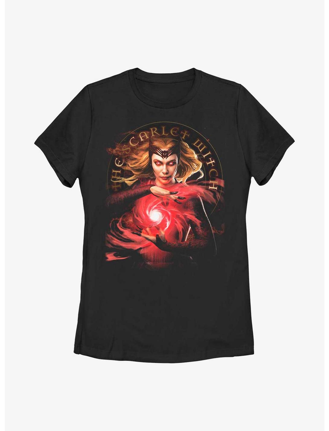 Marvel Doctor Strange In The Multiverse Of Madness The Scarlet Witch Dark Side Womens T-Shirt, BLACK, hi-res