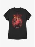 Marvel Doctor Strange In The Multiverse Of Madness Darkhold The Scarlet Witch Womens T-Shirt, BLACK, hi-res