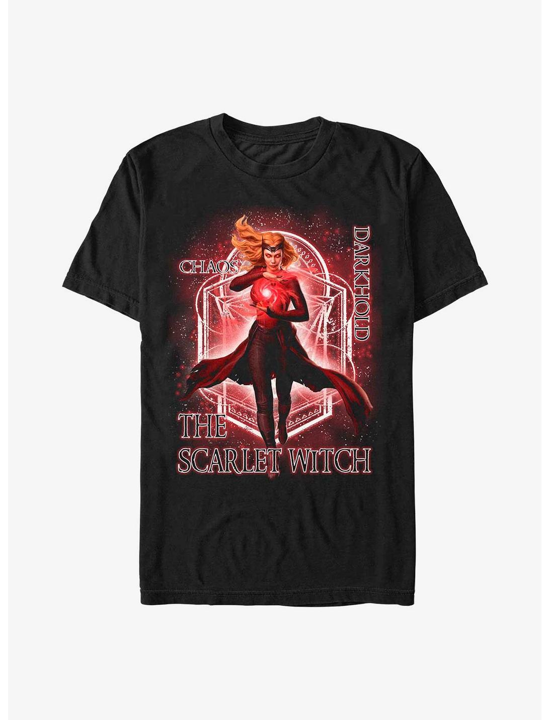 Marvel Doctor Strange In The Multiverse Of Madness The Scarlet Witch Chaos T-Shirt, BLACK, hi-res