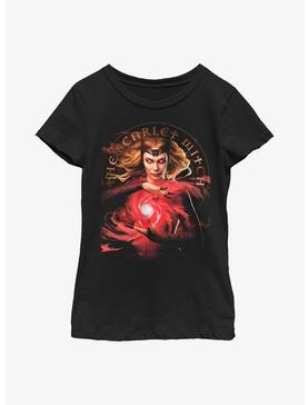 Marvel Doctor Strange In The Multiverse Of Madness The Scarlet Witch Dark Side Youth Girls T-Shirt, , hi-res