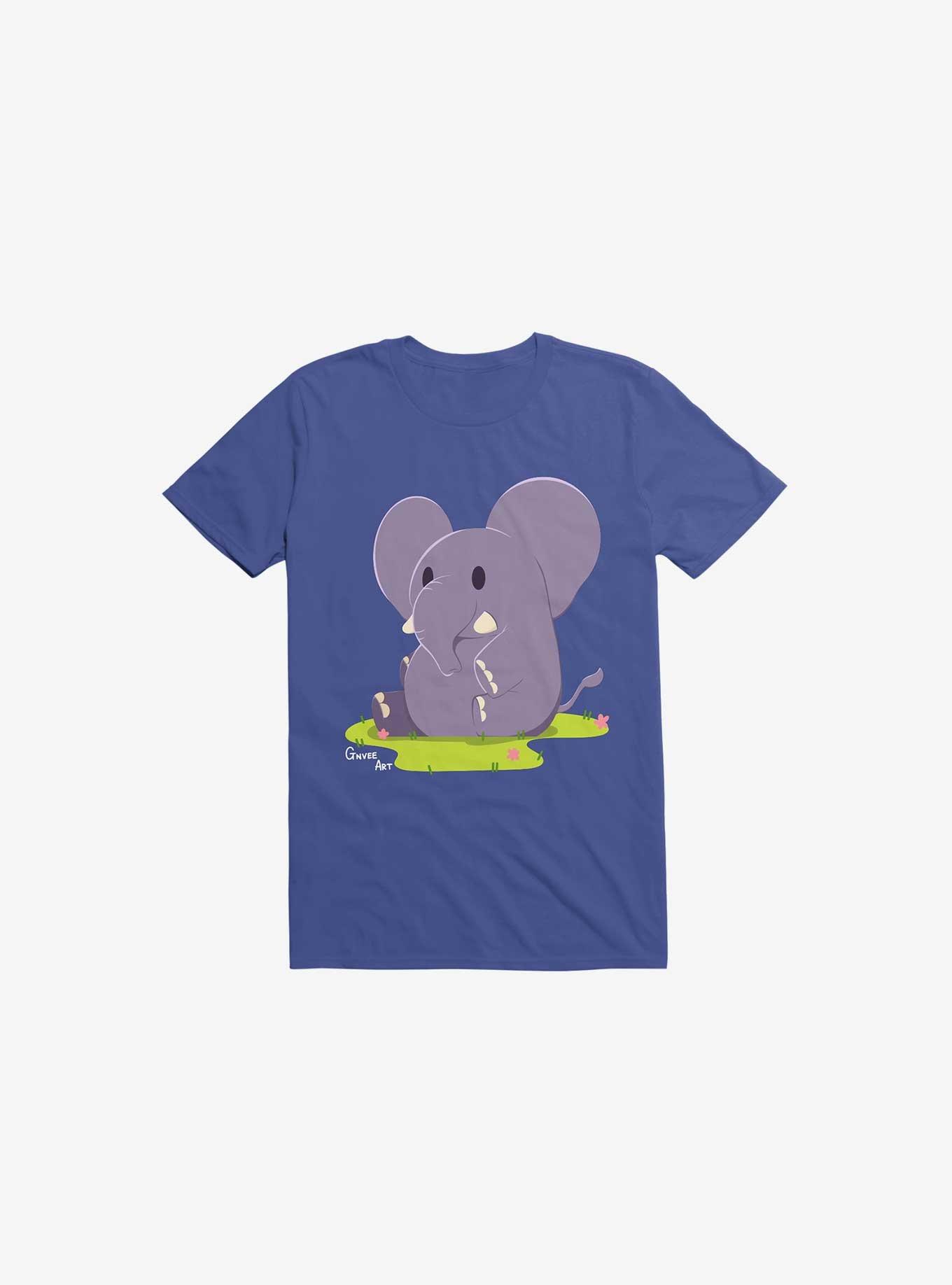 Kawaii Excuse the Elephant in the Room T-Shirt, ROYAL, hi-res