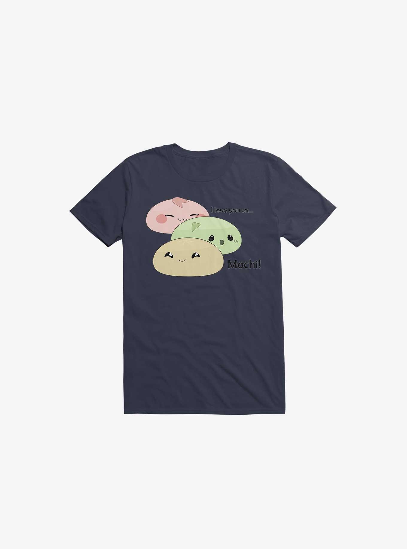 Kawaii I Love You So Mochi! T-Shirt, NAVY, hi-res