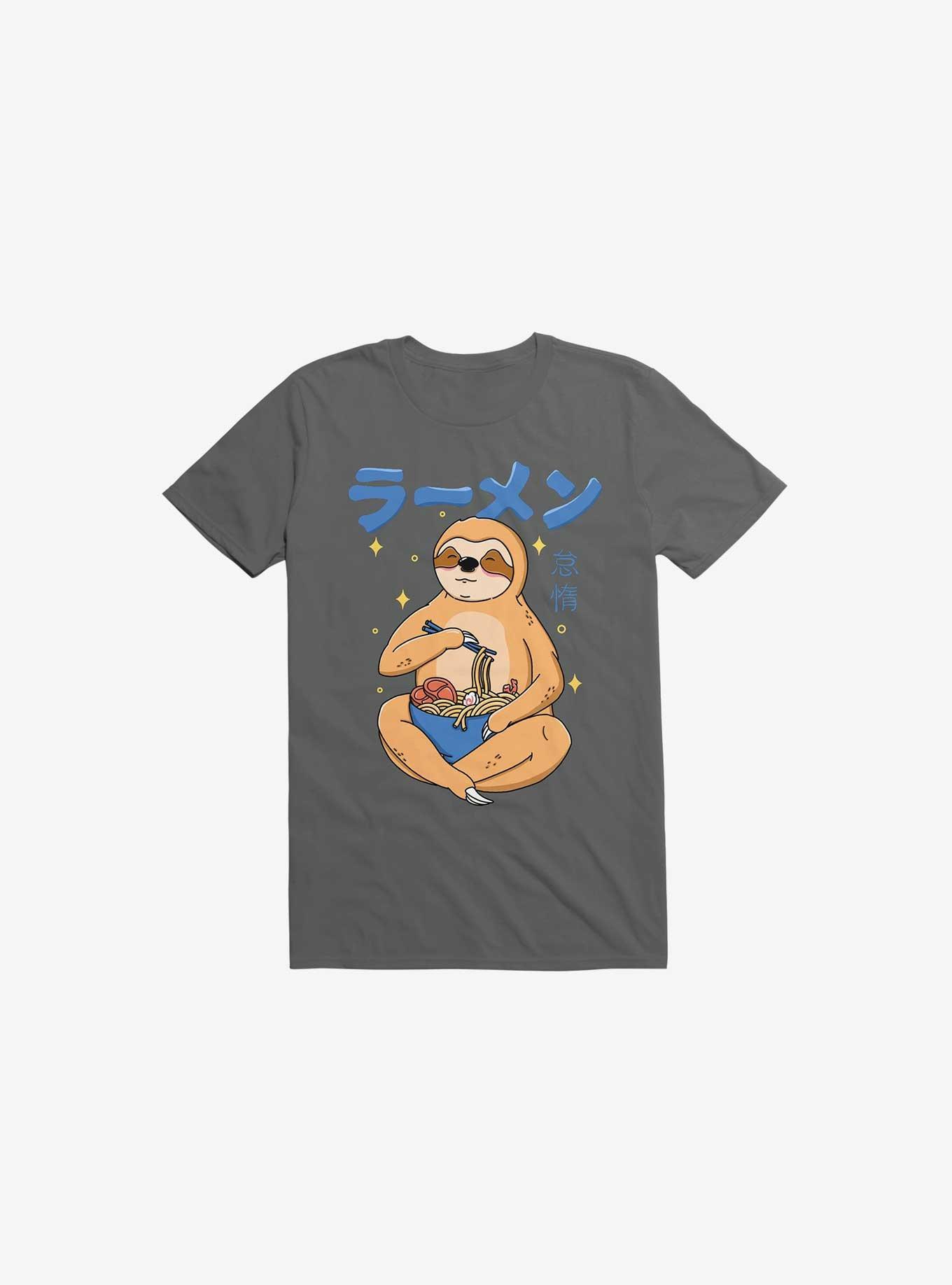 Kawaii Sloth Ramen T-Shirt, , hi-res