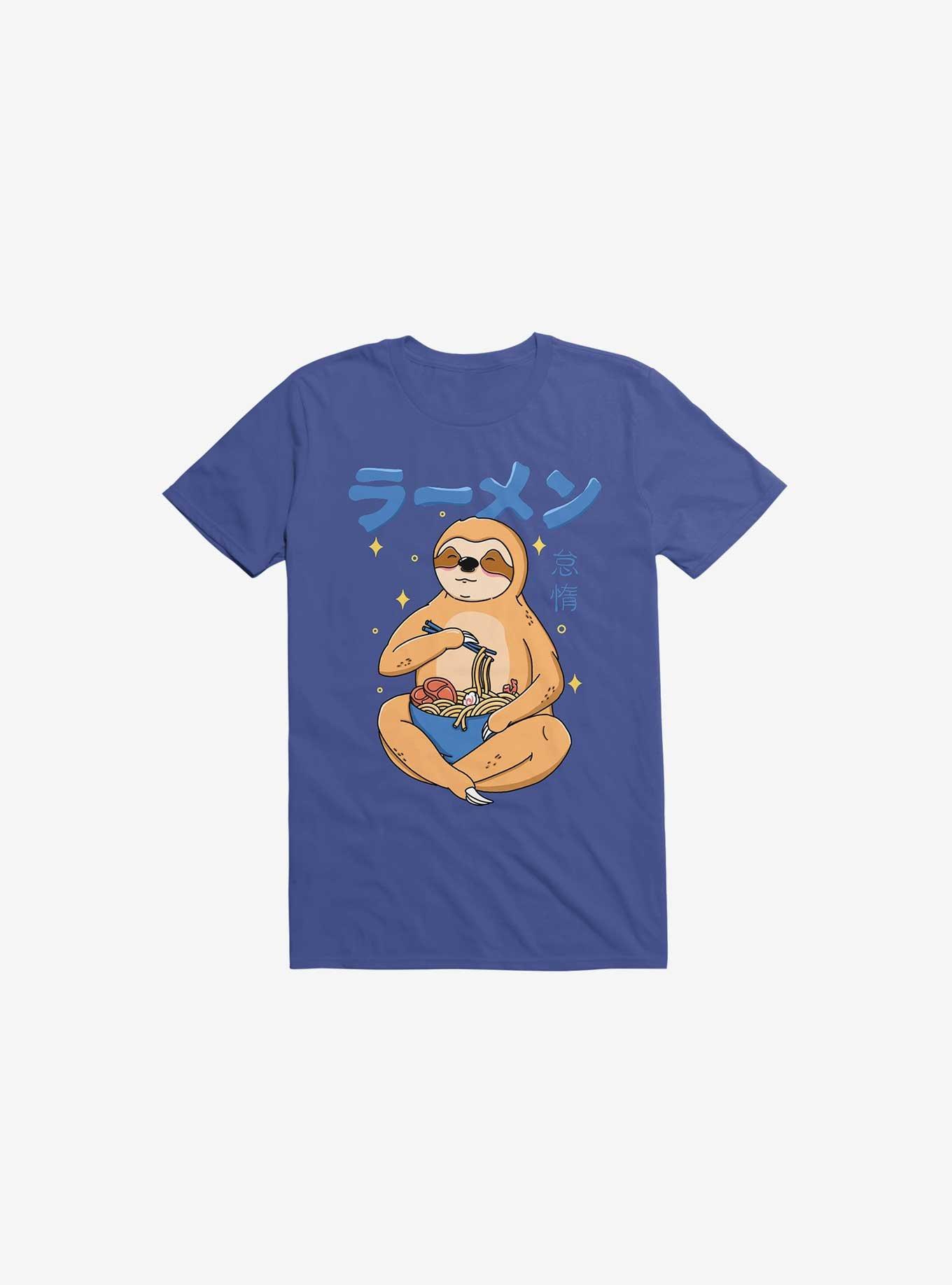 Kawaii Sloth Ramen T-Shirt, , hi-res