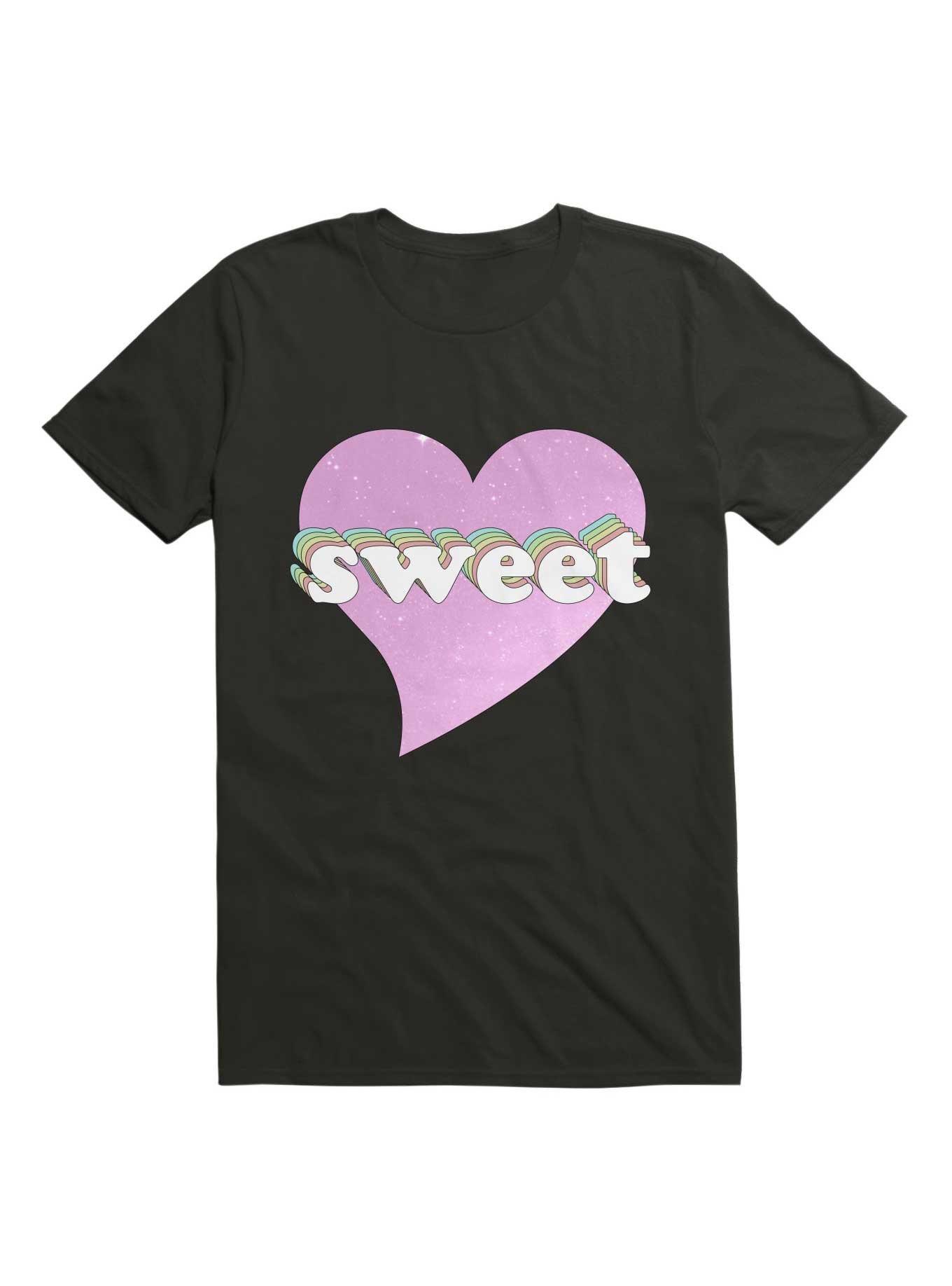 Kawaii Sweet Heart T-Shirt, BLACK, hi-res