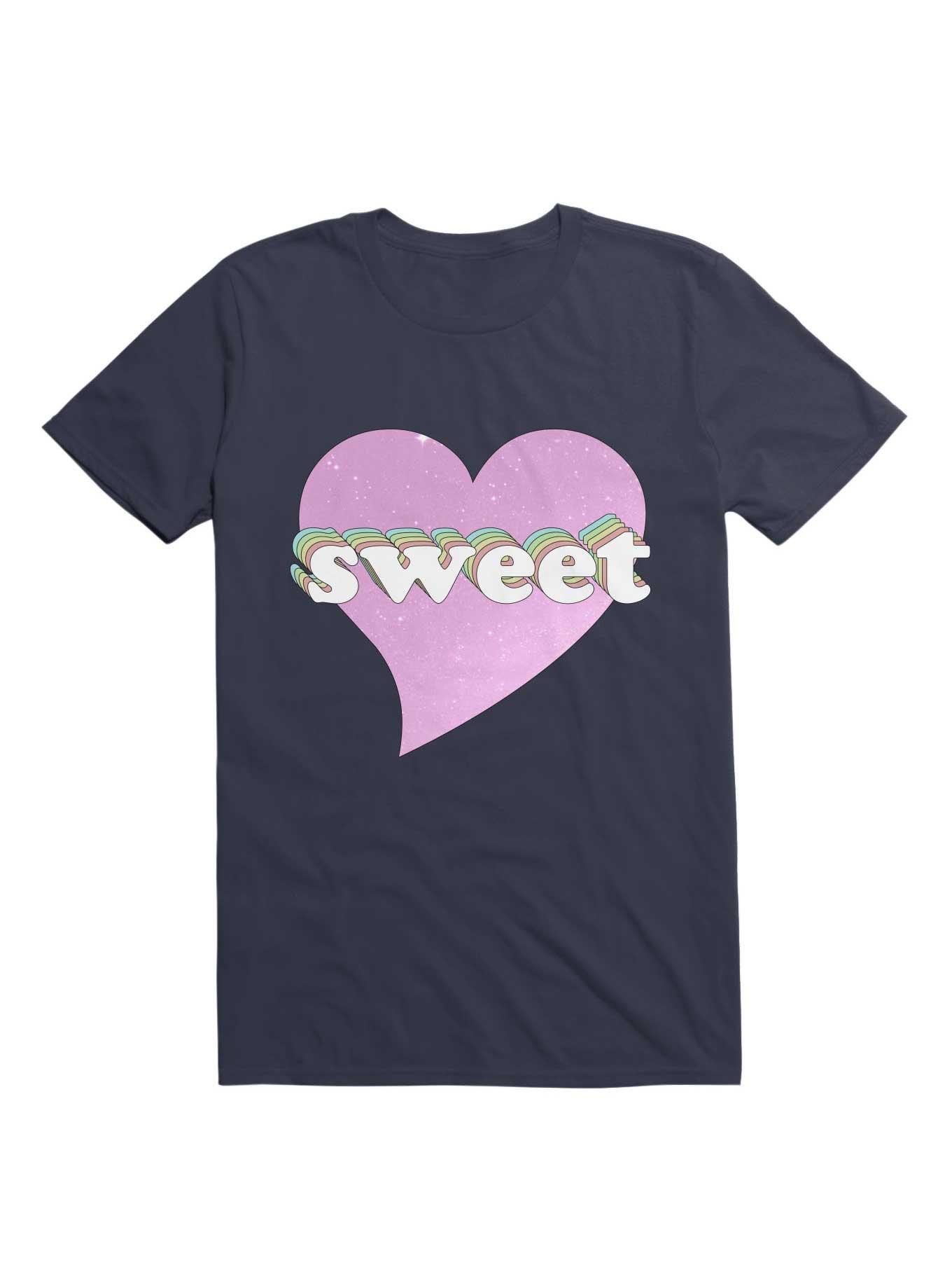 Kawaii Sweet Heart T-Shirt, NAVY, hi-res