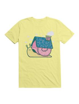 Kawaii Snail Home T-Shirt, , hi-res