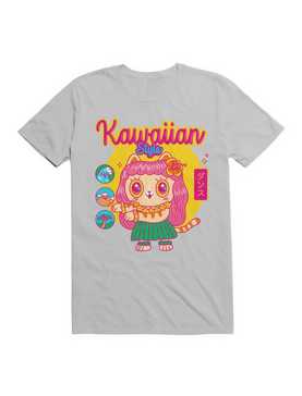 Kawaii Kawaiian Cat Style T-Shirt, , hi-res
