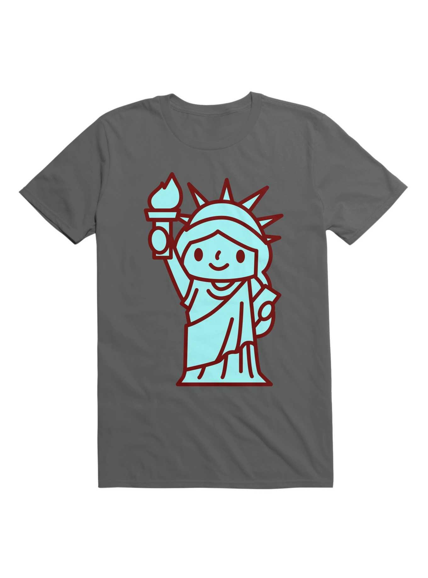 Kawaii Statue of Liberty T-Shirt, , hi-res