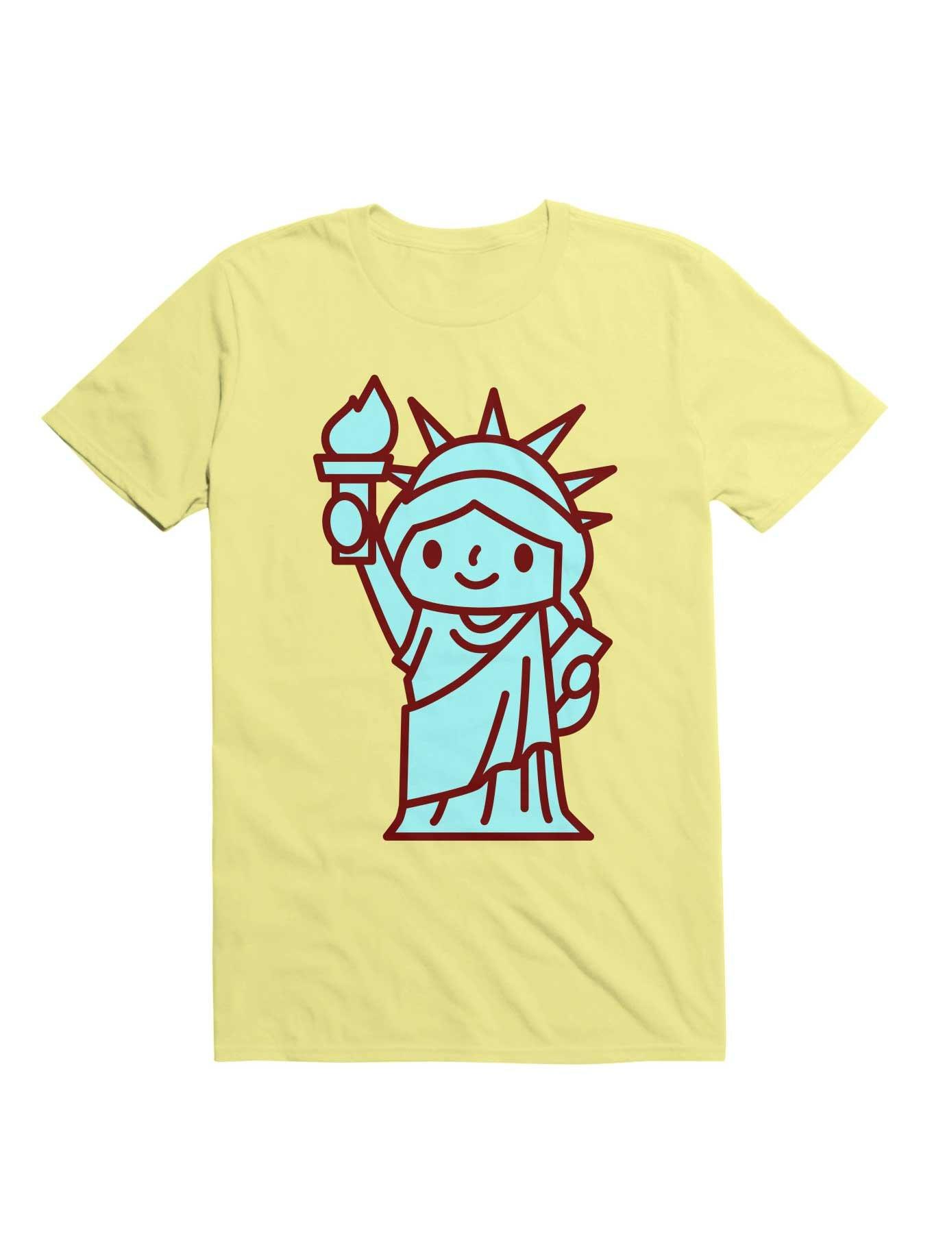 Kawaii Statue of Liberty T-Shirt, , hi-res