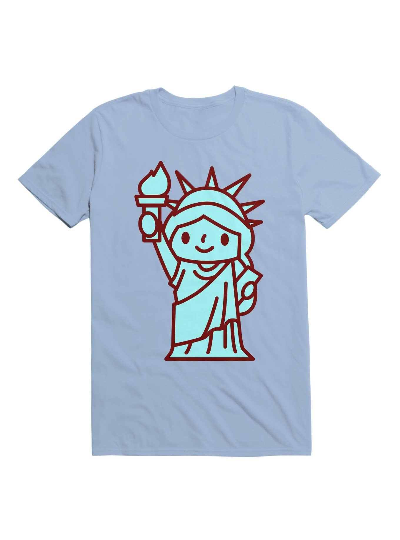 Kawaii Statue of Liberty T-Shirt, , hi-res