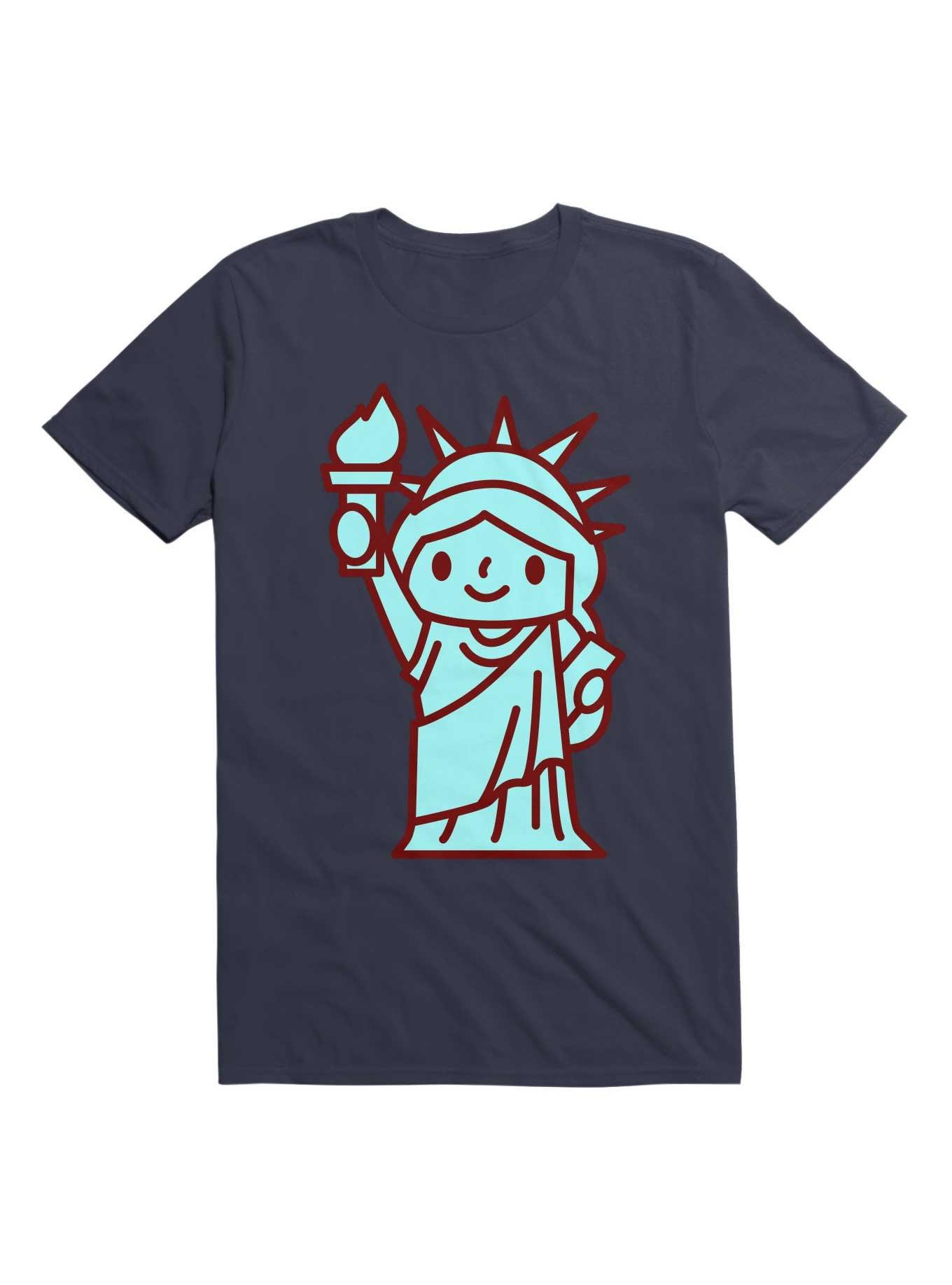 Kawaii Statue of Liberty T-Shirt, , hi-res
