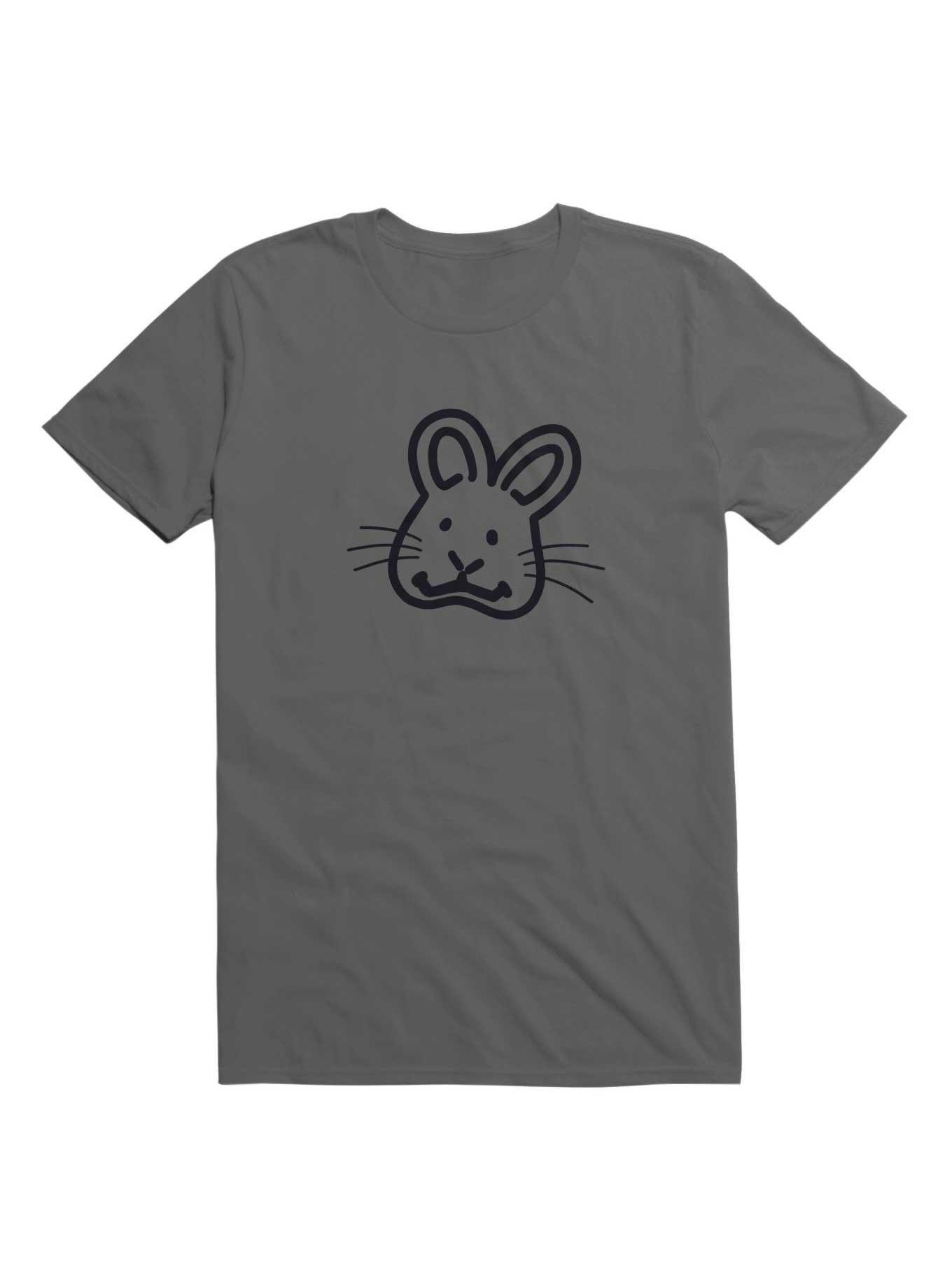 Kawaii Wombat Smile T-Shirt, CHARCOAL, hi-res