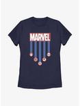 Marvel Americana Stripes Womens T-Shirt, NAVY, hi-res