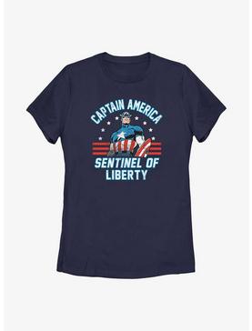 Marvel Captain America Sentinel Of Liberty Womens T-Shirt, , hi-res