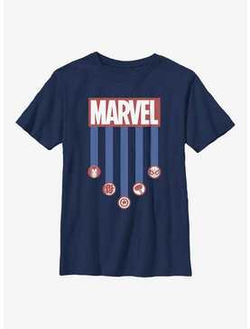 Marvel Americana Stripes Youth T-Shirt, , hi-res