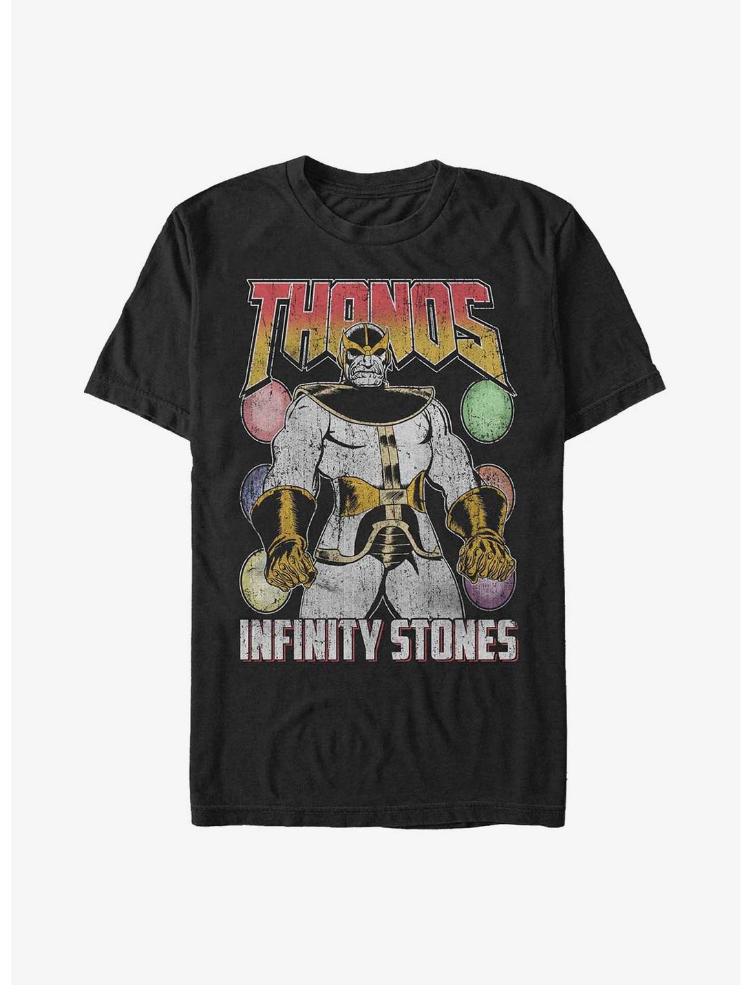 Marvel The Avengers Thanos And The Infinity Stones T-Shirt, BLACK, hi-res