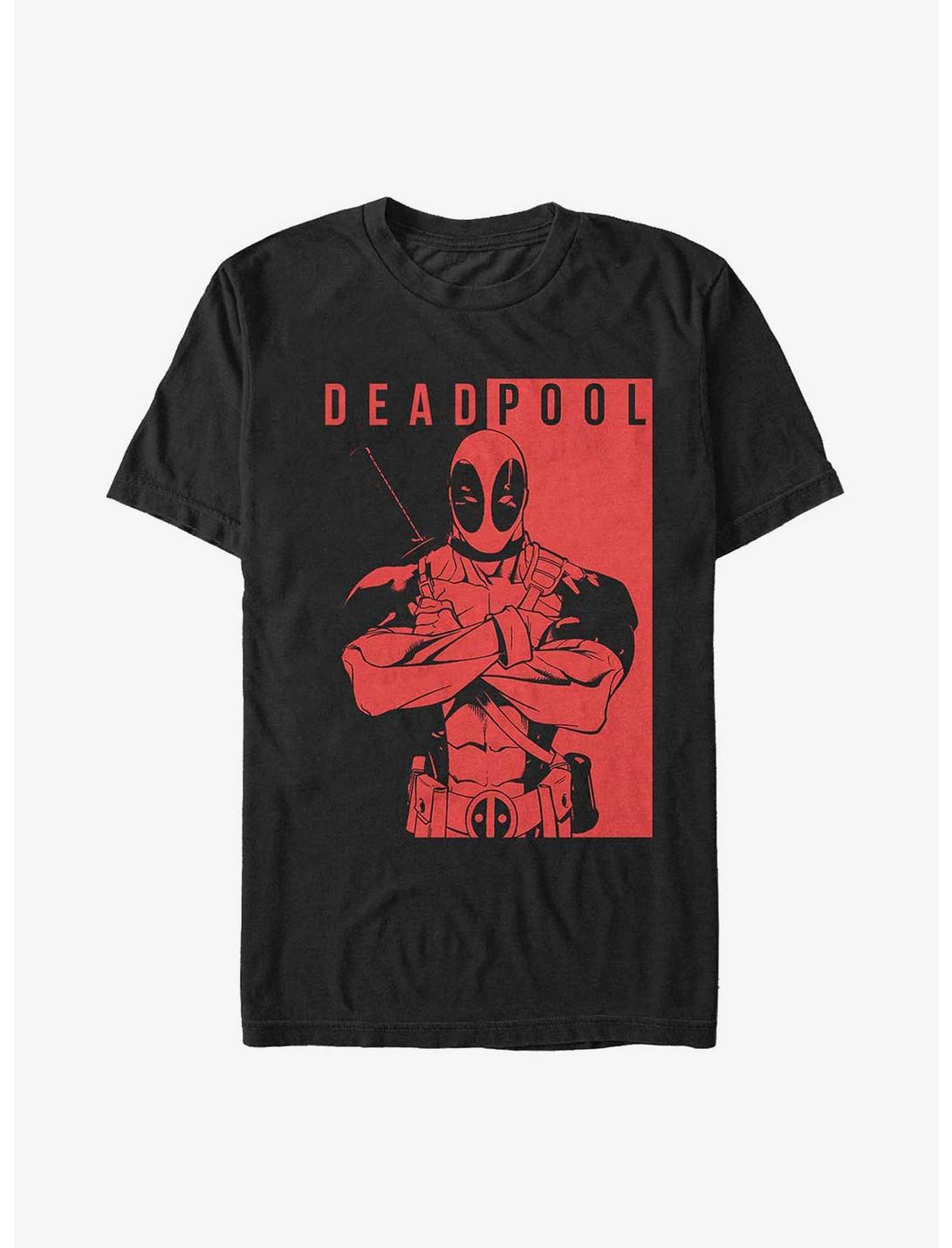 Marvel Deadpool Police T-Shirt, BLACK, hi-res