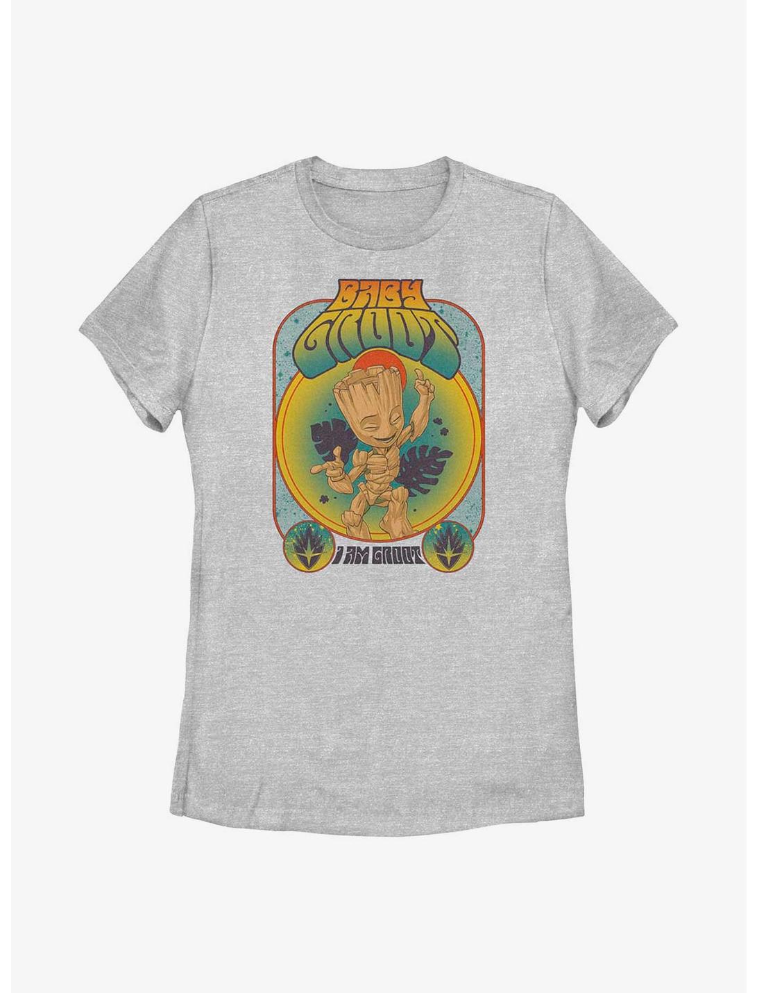 Marvel Guardians Of The Galaxy Baby Groot Womens T-Shirt, ATH HTR, hi-res