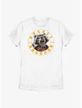 Marvel Guardians Of The Galaxy Rocket Raccoon Stamp Womens T-Shirt, WHITE, hi-res