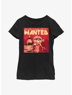 Marvel Guardians Of The Galaxy Wanted Rocket Raccoon Youth Girls T-Shirt, , hi-res